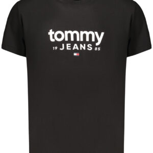 TOMMY HILFIGER HERREN-T-SHIRT MIT KURZEN ÄRMELN, SCHWARZ