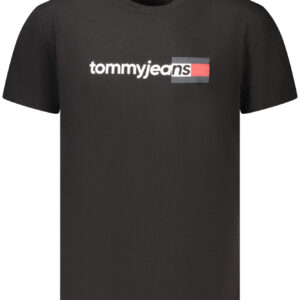 TOMMY HILFIGER HERREN-T-SHIRT MIT KURZEN ÄRMELN, SCHWARZ
