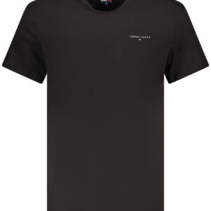 TOMMY HILFIGER HERREN KURZARM T-SHIRT SCHWARZ