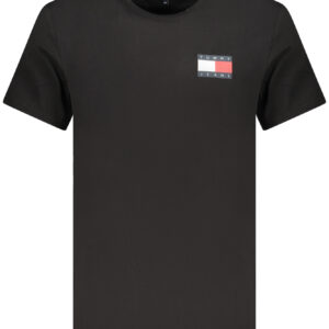 TOMMY HILFIGER HERREN KURZARM T-SHIRT SCHWARZ