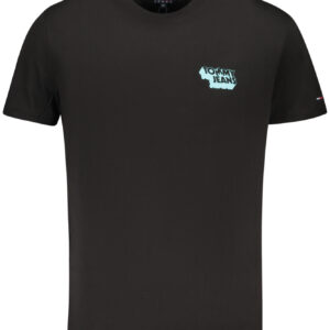 TOMMY HILFIGER HERREN KURZARM T-SHIRT SCHWARZ