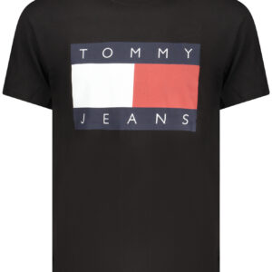TOMMY HILFIGER HERREN-T-SHIRT MIT KURZEN ÄRMELN, SCHWARZ