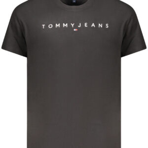 TOMMY HILFIGER HERREN-T-SHIRT MIT KURZEN ÄRMELN, SCHWARZ