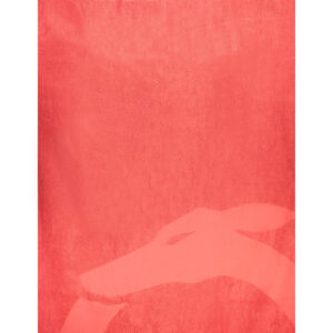 TRUSSARDI JEANS DAMEN-STRANDTUCH ROT