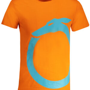 TRUSSARDI HERREN-KURZARM-T-SHIRT ORANGE