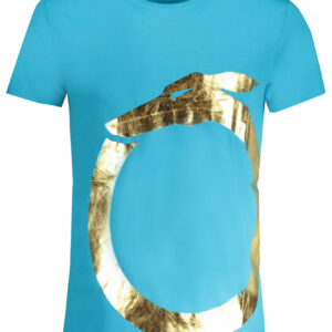 TRUSSARDI HERREN-KURZARM-T-SHIRT BLAU