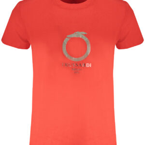 TRUSSARDI HERREN-KURZARM-T-SHIRT ROT