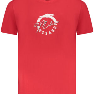 Trussardi Herren Kurzarm T-Shirt Rot