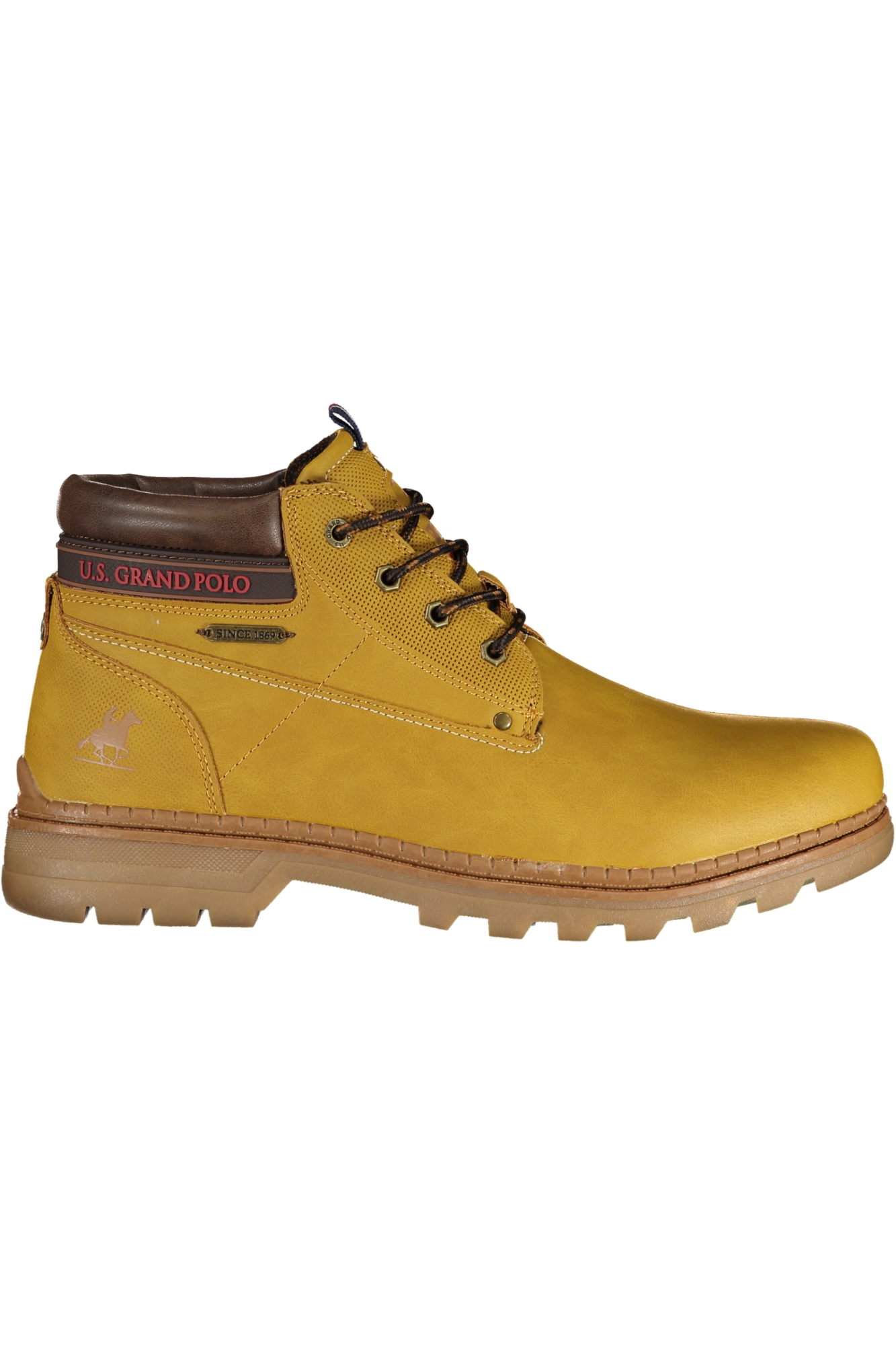 US GRAND FOOTWEAR HERREN GELBER STIEFEL