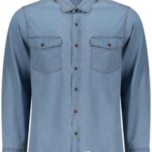 US GRAND Herren Langarmhemd, Blau