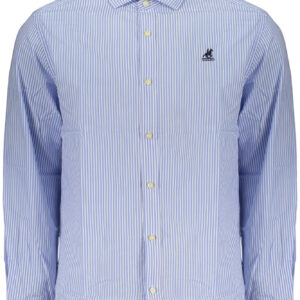 US GRAND Herren Langarmhemd, Blau