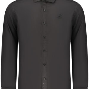 US GRAND Herren Langarmhemd, schwarz