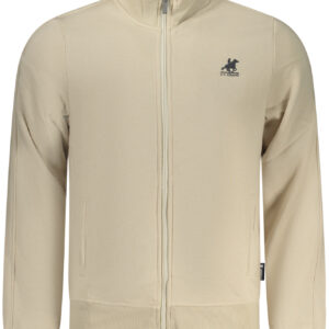 US GRAND Herren-Sweatshirt mit Reißverschluss, beige