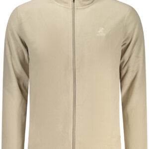 US GRAND Herren-Sweatshirt mit Reißverschluss, beige