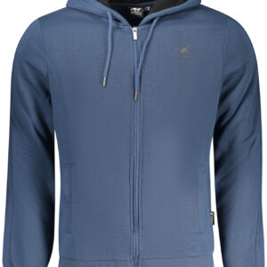US GRAND Herren-Sweatshirt mit Reißverschluss, blau