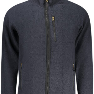 US GRAND Herren-Sweatshirt mit Reißverschluss, blau