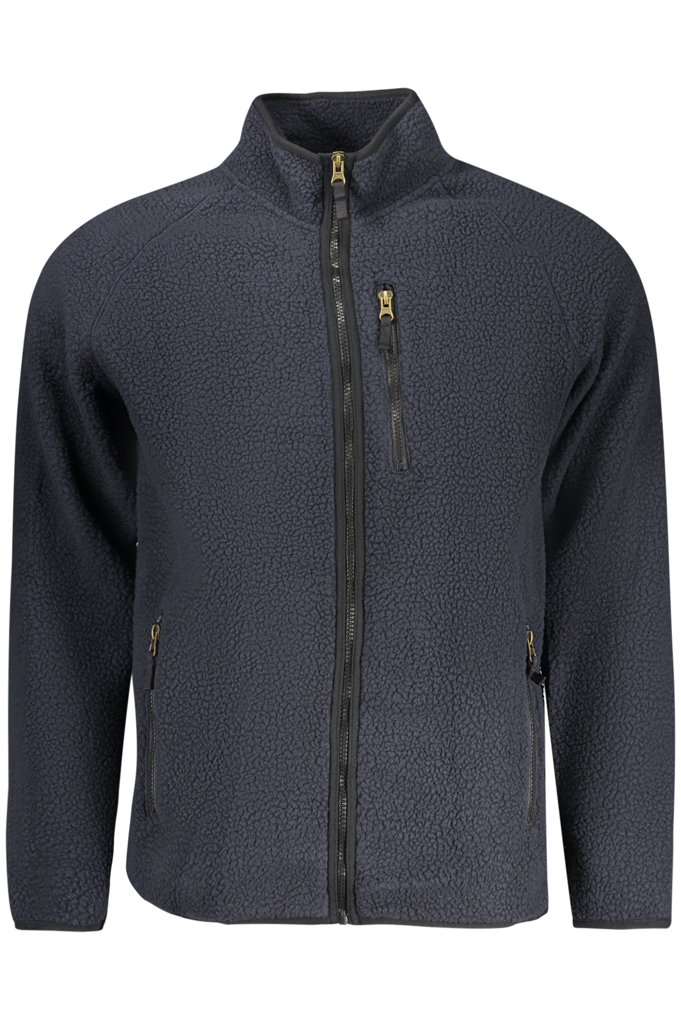 US GRAND Herren-Sweatshirt mit Reißverschluss, blau