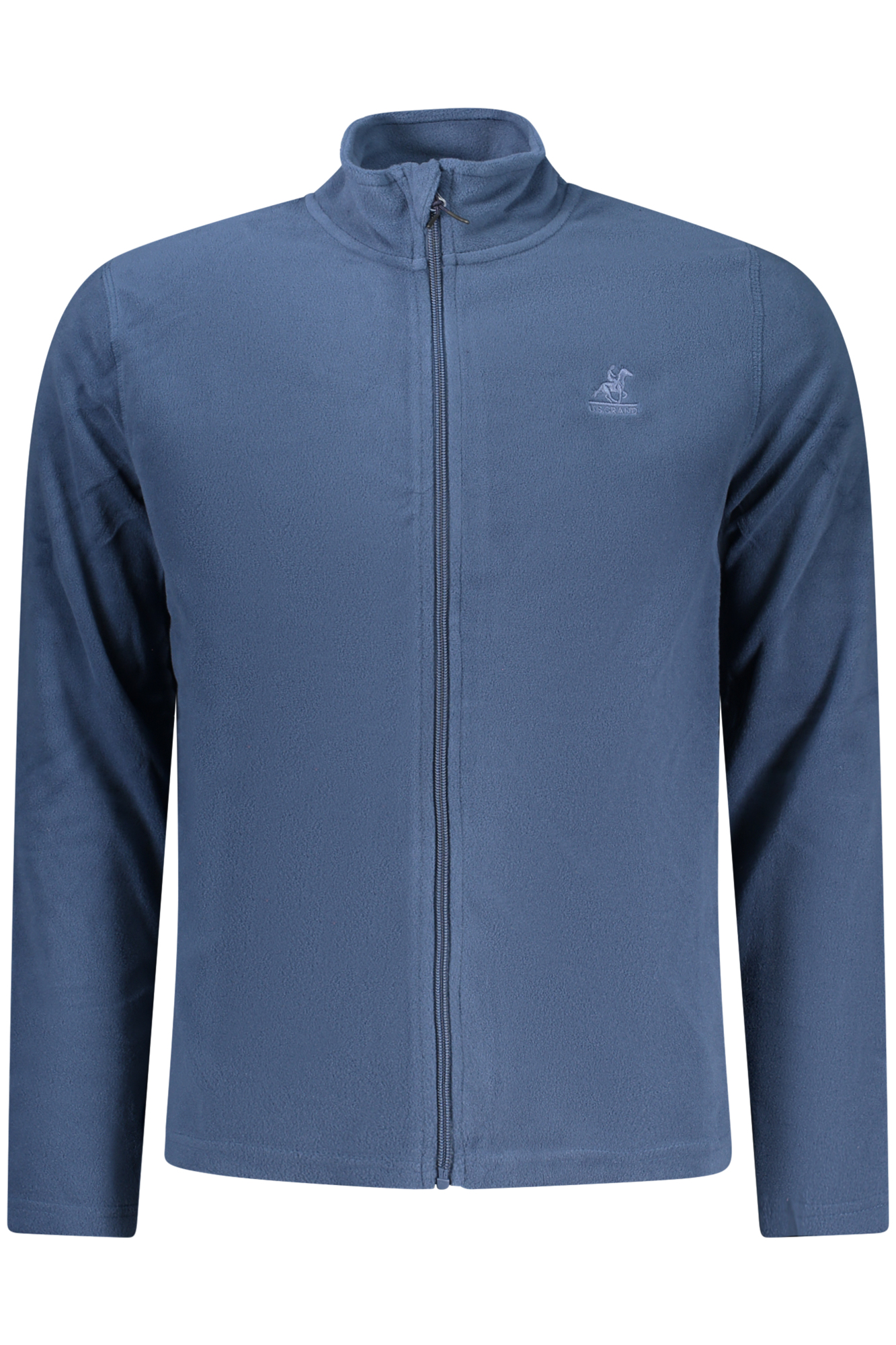 US GRAND Herren-Sweatshirt mit Reißverschluss, blau