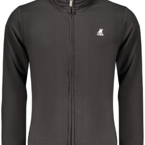 US GRAND Herren-Sweatshirt mit Reißverschluss, schwarz