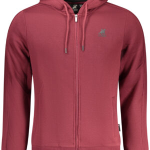 US GRAND RED Herren-Sweatshirt mit Reißverschluss
