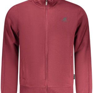 US GRAND RED Herren-Sweatshirt mit Reißverschluss