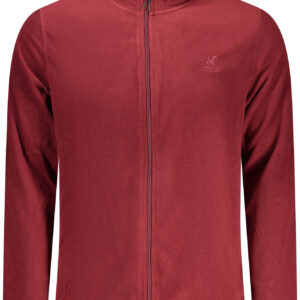 US GRAND RED Herren-Sweatshirt mit Reißverschluss