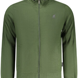 US GRAND Herren-Sweatshirt mit Reißverschluss, grün