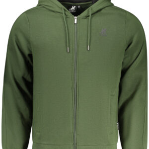 US GRAND Herren-Sweatshirt mit Reißverschluss, grün