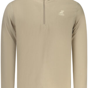 US GRAND Herren-Sweatshirt mit Reißverschluss, beige
