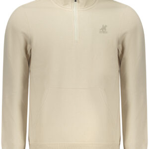 US GRAND Herren-Sweatshirt mit Reißverschluss, beige
