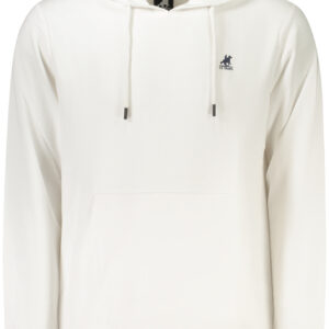 US GRAND Herren-Sweatshirt mit Reißverschluss, weiß
