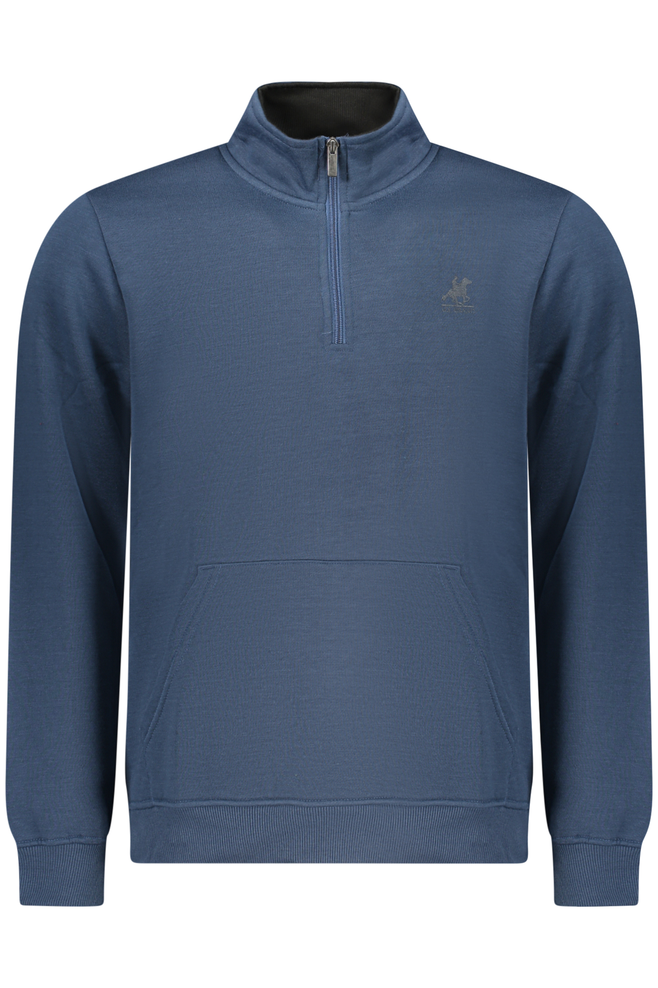 US GRAND Herren-Sweatshirt mit Reißverschluss, blau