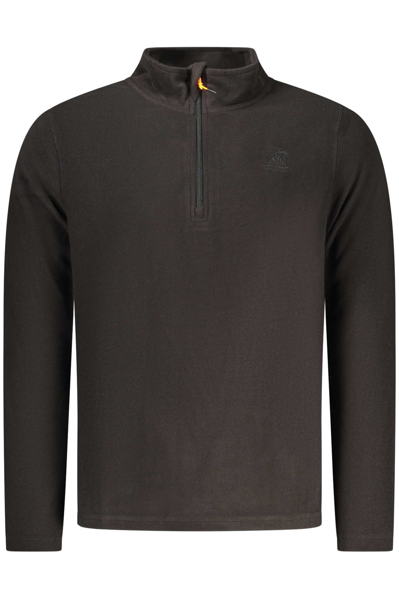 US GRAND Herren-Sweatshirt mit Reißverschluss, schwarz