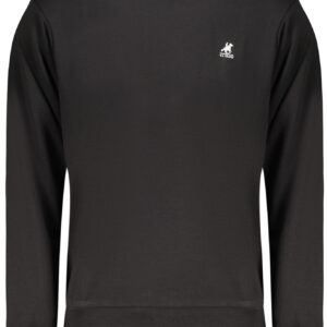 US GRAND Herren-Sweatshirt mit Reißverschluss, schwarz