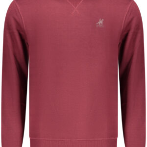 US GRAND Herren-Sweatshirt mit Reißverschluss, rot