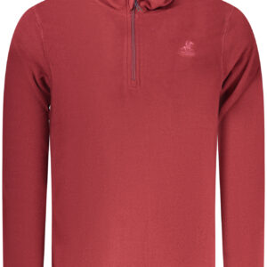 US GRAND Herren-Sweatshirt mit Reißverschluss, rot