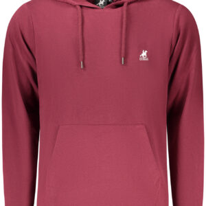 US GRAND Herren-Sweatshirt mit Reißverschluss, rot