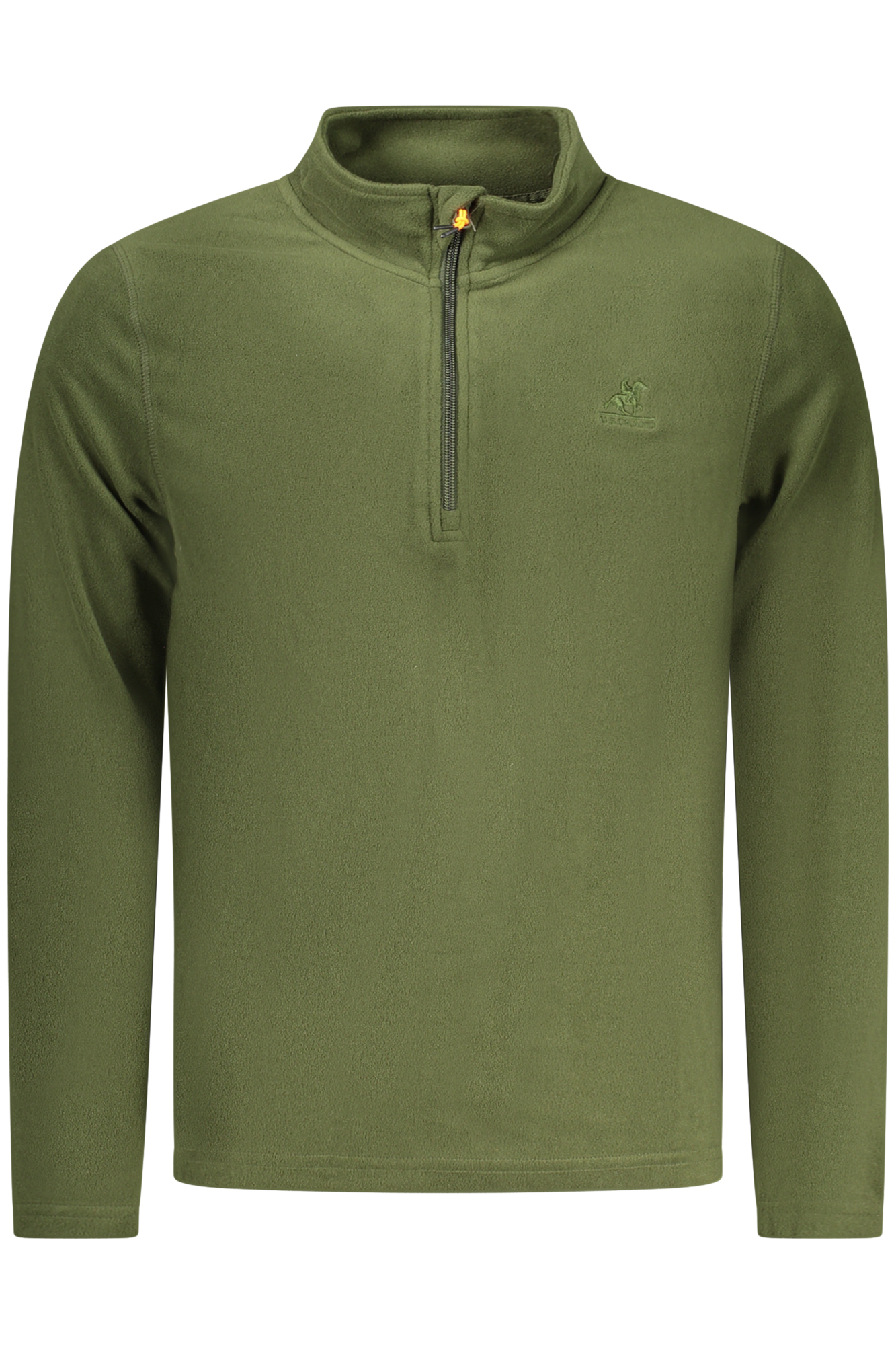 US GRAND Herren-Sweatshirt mit Reißverschluss, grün