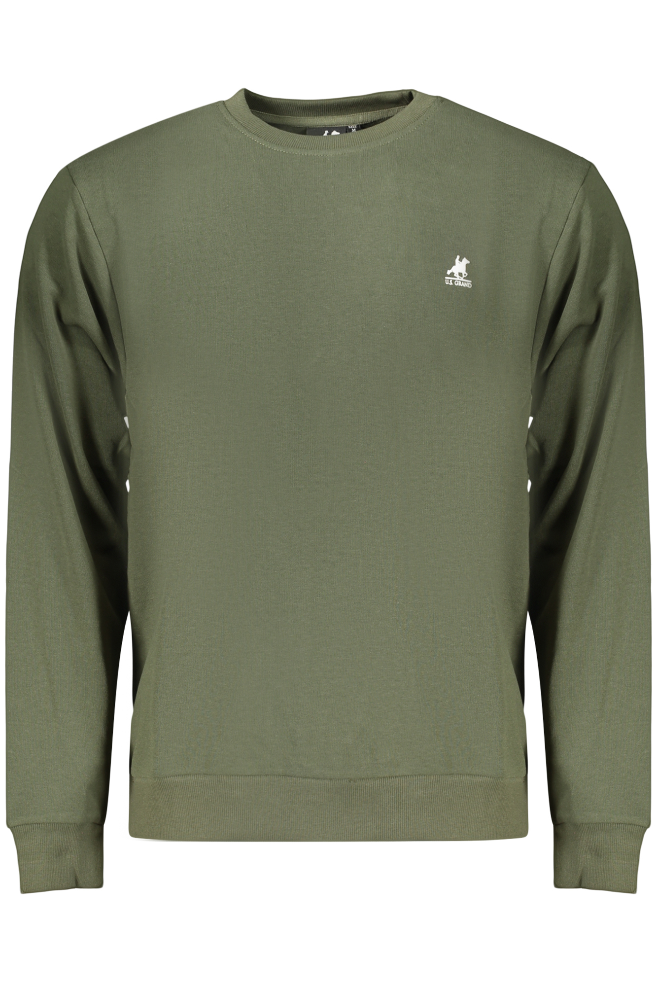 US GRAND Herren-Sweatshirt mit Reißverschluss, grün