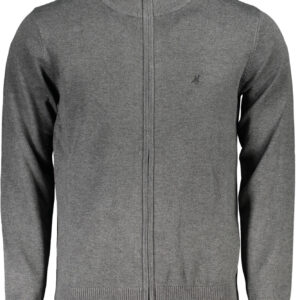 US GRAND CARDIGAN HERREN GRAU