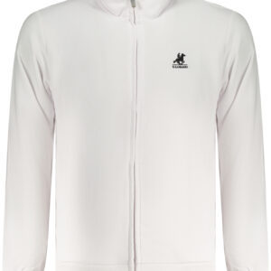 US GRAND Herren-Sweatshirt mit Reißverschluss, weiß