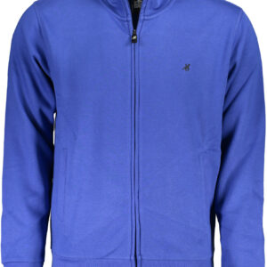 US GRAND Herren-Sweatshirt mit Reißverschluss, blau