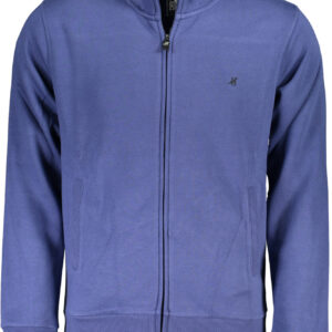 US GRAND Herren-Sweatshirt mit Reißverschluss, blau