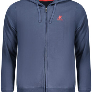 US GRAND Herren-Sweatshirt mit Reißverschluss, blau