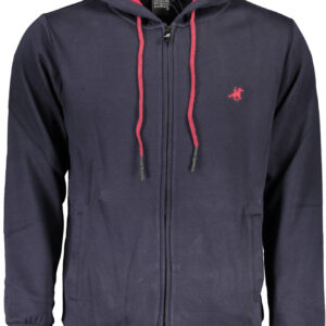 US GRAND Herren-Sweatshirt mit Reißverschluss, blau