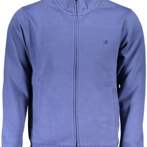 US GRAND Herren-Sweatshirt mit Reißverschluss, blau