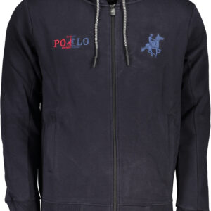 US GRAND Herren-Sweatshirt mit Reißverschluss, blau