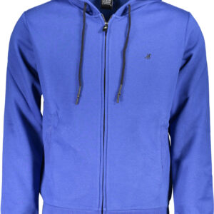 US GRAND Herren-Sweatshirt mit Reißverschluss, blau