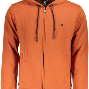 US GRAND Herren-Sweatshirt mit Reißverschluss, Bronze