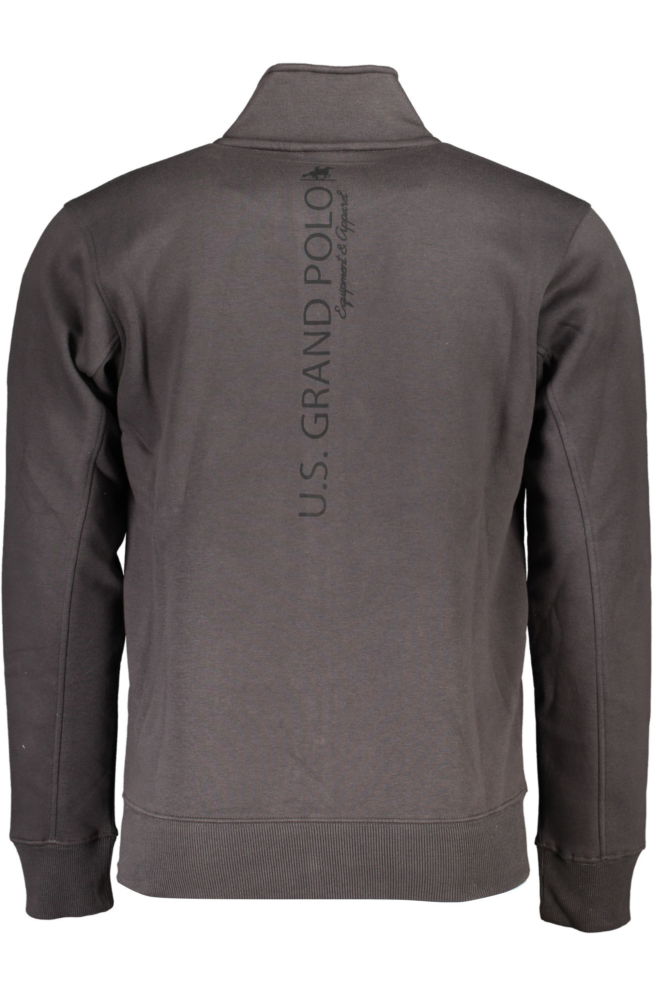 US GRAND Herren-Sweatshirt mit Reißverschluss, grau – Bild 2